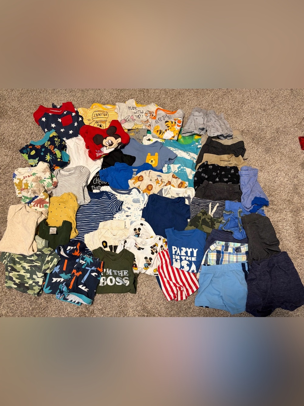 Large Infant Boy Summer Bundle! 6-9M Old Navy, Gap, Cat & Jack